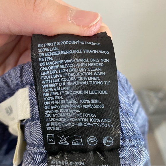 NWT H&M 100% linen pants - Picture 4 of 4